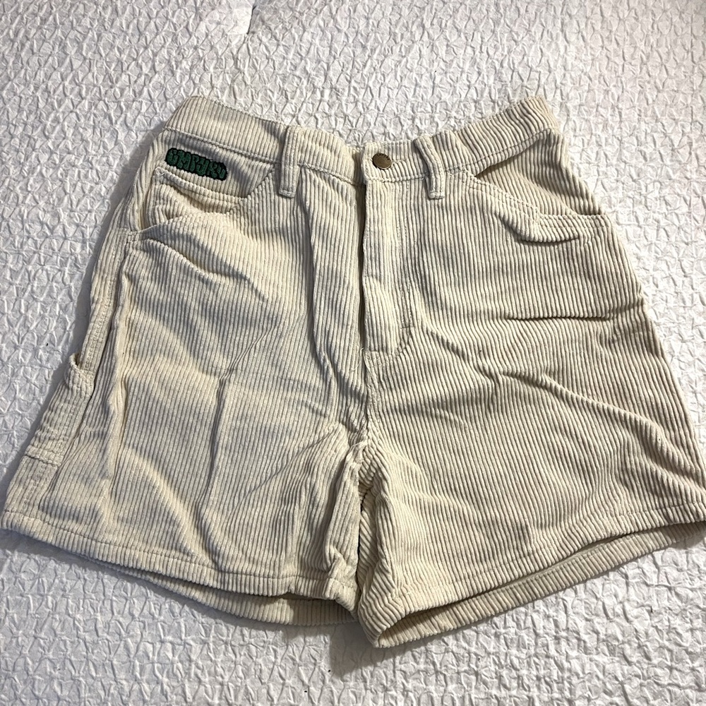 Empire corduroy shorts